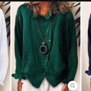 Cotton and Linen Loose Top